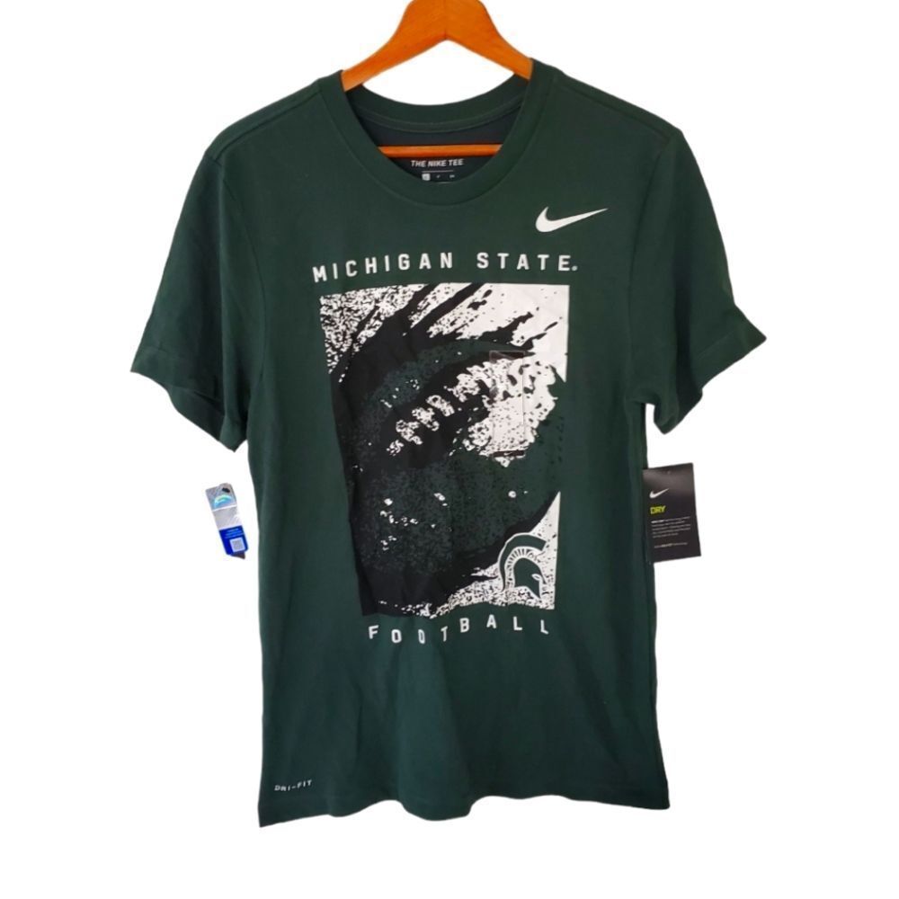 *NWT Nike Michigan State Football Tee Sz.S